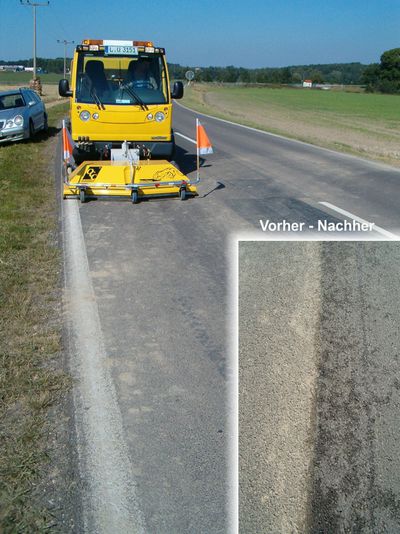 Fahrbahnverunreinigung durch Landwirtschaft